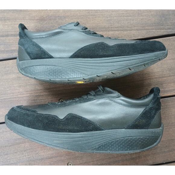 MBT AZIZI WALK LITE LACE UP BLACK CALF RUNNING SHOES MENS 10 - 10.5 - Picture 3 of 12